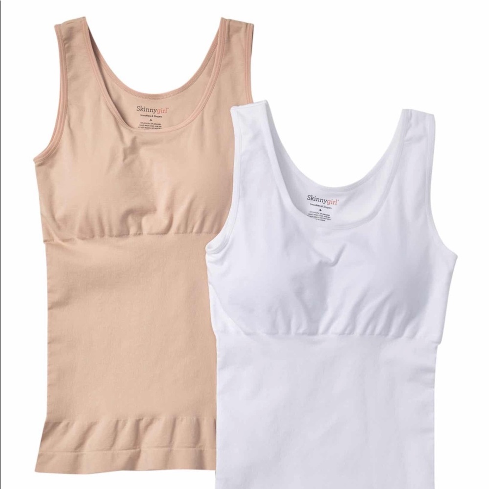 Skinny Girl Smoothing Laser-Cut Tank Size LARGE